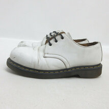 Q■【UK7】Dr.Martens ドクターマーチン 1925 5400 スチールトゥ 3ホールシューズ■白MENS/8【中古】_画像1