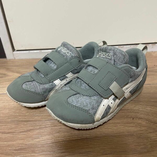 asics SUKU2 アシックス スクスク IDAHO MINI RP キッズスニーカー　17.5cm カーキ スニーカー