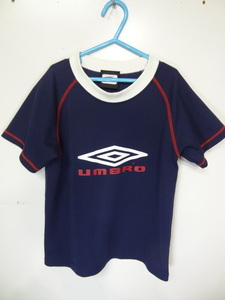 全国送料無料 アンブロ UMBRO 子供服キッズ男の子 ポリエステル100%サッカー等スポーツ半袖ゲームTシャツ 130