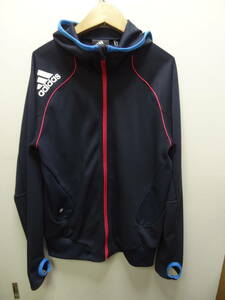  nationwide free shipping Adidas adidas lady's navy blue color hand. . till go in . sleeve jersey Parker tops jersey S size 