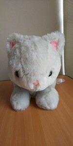 のんびりねこさん ぬいぐるみ ノアにゃん BIG ネコ 新品 グレー 猫 引越セール