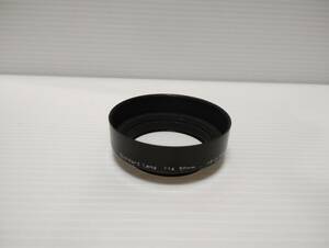 ASAHI OPT Co. JAPAN　49Φ　standard lens　1:1.4 50mm　1:1.8-2 55mm レンズフード　プラスチック製　ねじ込み式