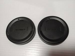 2個セット　SIGMA FOR CANON AF　レンズリアキャップ　カメラ　シグマ　∑　キャノン　レンズキャップ