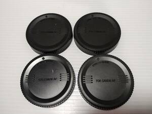 4個セット　SIGMA FOR CANON AF　レンズリアキャップ　カメラ　シグマ　∑　キャノン　レンズキャップ