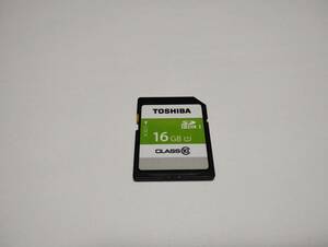 16GB　TOSHIBA　SDHCカード　フォーマット済み　SDカード メモリーカード