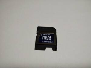 miniSD-SD conversion adaptor SHARP awareness has confirmed memory card Mini SD card SD card 