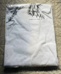 高橋よしひろ 直筆サイン入り 『 銀牙 流れ星 銀 』 赤カブト Tシャツ サイズ XL 週刊少年ジャンプ 銀牙伝説 ウィード 銀牙伝説WEED サイン