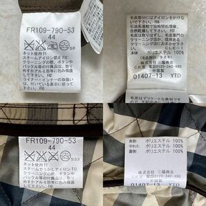 ★大きいサイズ★美品★バーバリー BURBERRY 44/13号/XL-3L 3way☆中綿キルティングライナーマルチウェイコート 旅行 春秋冬3シーズン対応!の画像9