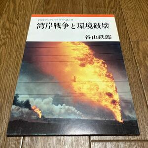 湾岸戦争と環境破壊 谷山鉄郎 岩波ブックレット250 1992年第1刷 環境問題 大気汚染 エコロジー
