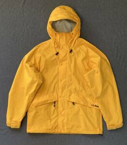 90s L.L.Bean GORE-TEX ナイロンジャケット Stowaway ストアウェイ S ゴアテックス LLビーン 黄色 パッカブル