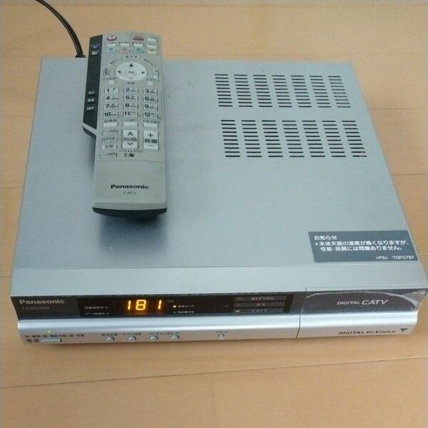 Panasonic TZ DCH 505ケーブルテレビチューナー