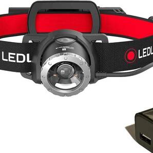 5/12までタイムセール☆ACアダプター付 Ledlenser レッドレンザー H8R 500853 LEDヘッドライト USB充電式 新品 未使用