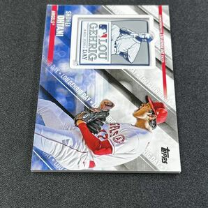 2022 Topps Update Series 大谷翔平 ルー・ゲーリッグデー記念ロゴパッチカード MLBジャージーサイン等各種インサートカードの画像4