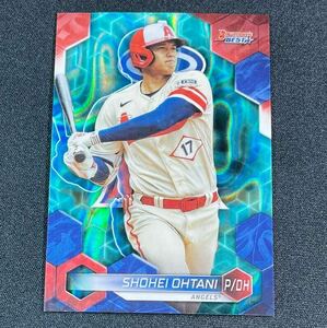 199枚限定 2023 Topps Bowman’s Best 大谷翔平 No.62 アクアラバリフラクターパラレルカード Aqua Lava Refractor ボウマンズベスト