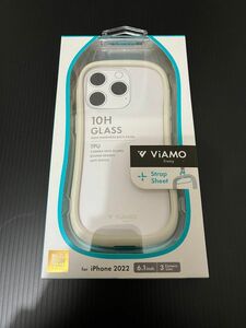 Viamo freely iPhoneケース　クリア　白　6.1インチ 3カメラ 新品　美品　スマホケース　 耐衝撃　
