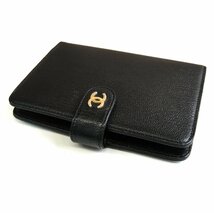 3720T【本物保証】 美品 シャネル CHANEL 手帳カバー 6穴バインダー システム手帳_画像3