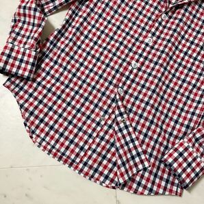 極美品☆ MONCLER GAMME BLEU モンクレール ガムブルー 『CAMICIA/カミーチェ』 ボタンダウン シャツ 長袖 size1/M コットン イタリア製の画像5