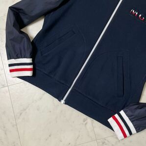 極美品/L相当☆ MONCLER GAMME BLEU モンクレール ガムブルー byトムブラウン MAGLIA CARDIGAN スタジャン ジャケット ブルゾン ネイビーの画像5