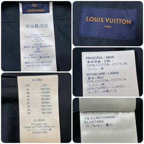 未使用級/size50★ LOUIS VUITTON ルイヴィトン 『PEACE AND LOVE/ピースアンドラブ』 ハリントン ジャケット ブルゾン LVロゴ ブラック 黒の画像10