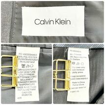 X292【未使用級】Calvin Klein／カルバンクライン　スーツ　セットアップ　総裏　２Ｂ　サイドベンツ　４２Ｒ／ＸＬ相当　グレー_画像10