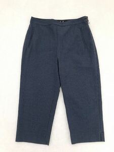  tag attaching agnis b handle pa height pants size36 half edge height pants Sabrina pants check pattern Agnes B unused 