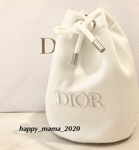 新品未使用　DIOR ディオール　ポーチ　ミニバッグ　白　ノベルティ