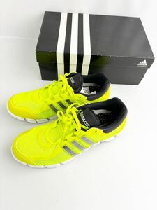 未使用　adidas アディダス　スニーカー　ランニング　27cm 軽量　軽い　イエロー　靴