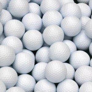 ゴルフ練習ボール　ゴルフボール PU 練習用 室内練習用ゴルフボール　柔らかいので安全　ウレタン製 60個セット ホワイト