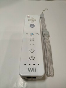 Wii remote control ( white )RVL-003 with strap .