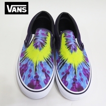 【VANS】 CLASSIC SLIPON　スリッポン　タイダイ/THE DYE　26.5ｃｍ/US8.5★スケートボードシューズ★バンズスニーカー_画像2