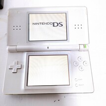 ★【まとめ3台】任天堂 Nintendo DS Lite ニンテンドーDS ライト ゲーム機　ブラック ピンク ホワイト 充電器 通電確認済み　_画像2