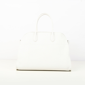 THE ROW ザロウ SOFT MARGAUX 15 マルゴー15バッグ WHITE PLD イタリア正規品 新品 W1255 L129