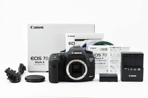 元箱付完動美品 Canon EOS 7D Mark II Body AF SLR Digital Camera ボディ デジタル一眼レフカメラ キヤノン EF APS-C マーク2 ２ Ⅱ #1152