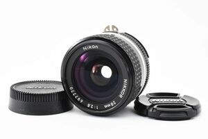 完動品 Nikon Ai-S Nikkor 28mm F2.8 MF Wide Lens 大口径 単焦点 広角 レンズ / ニコン F 撮影可能 明るくてボケ味抜群 激安 ※1 #1154