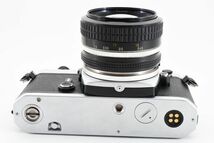 動作確認済 Nikon FE Silver Body + Ai Nikkor 50mm F1.4 Lens MF SLR Film Camera ボディ フィルム一眼レフカメラ/ ニコン F ※1 #4586_画像8