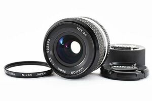 完動良品 Nikon Ai-S Nikkor 35mm F2.8 MF Wide Lens 大口径 単焦点 広角 レンズ / ニコン F Mount ボケ味抜群 試写確認済 #2971