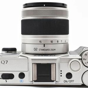 シャッター7,077回 PENTAX Q7 + Smc 5-15mm F2.8-4.5 シルバー 標準レンズ付 ミラーレス一眼 デジタルカメラ / ペンタックス Q Mount #4729の画像8