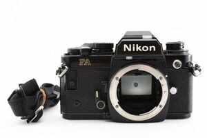 完動品 Nikon FA Black Body MF SLR Film Camera ブラック ボディ MF一眼レフ フィルムカメラ ニコン F Mount 通電,シャッターOK ※1 #8033