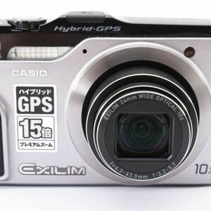 動作確認済 Casio EXILIM EX-H20G Silver Compact Digital Camera シルバー コンパクトデジタルカメラ / カシオ エクシリム 元箱付 #5189の画像3