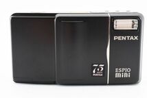 完動美品 Pentax Espio Mini 75years Compact Film Camera コンパクトフィルムカメラ / ペンタックス エスピオ 75周年 記念モデル #4586_画像10