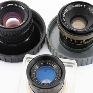 引き伸ばしレンズ3点セット EL-Nikkor/Fujinon/E-Lucky 単焦点 レンズ / ニッコール フジノン 現状品 絞りOK #8140の画像10