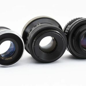 引き伸ばしレンズ3点セット EL-Nikkor/Fujinon/E-Lucky 単焦点 レンズ / ニッコール フジノン 現状品 絞りOK #8140の画像5