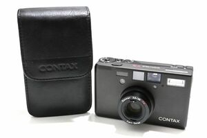 動作良好 Contax T3 Double teeth Black Sonnar 35mm F2.8 T* ダブルティース ブラック 後期型 コンパクトフィルムカメラ コンタックス #01