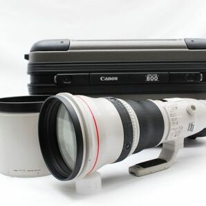 動作◎ Canon LENS EF 800mm F5.6 L IS USM 手ブレ補正 大口径 単焦点 超望遠 レンズ ハチゴロー / キヤノン EF フルサイズ対応 ※1 #8007の画像1