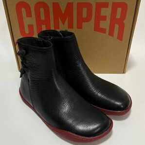 新品 Camper Peu Cami カンペール レザーブーツ ブラック