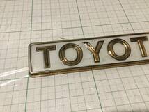 TOYOTA CROWN クラウン　MS 120 130 137 ゴールドエンブレム　emblem badge mark ornament　トヨタ 中古_画像8