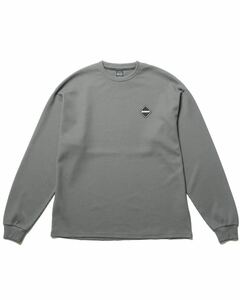 M 新品 送料無料 FCRB 24SS TECH WAFFLE TEAM CREWNECK TOP CHARCOAL GRAY SOPHNET F.C.R.B. ブリストル BRISTOL F.C.Real Bristol ロンT