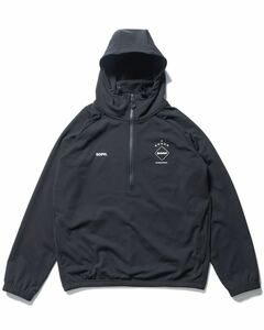 L 新品 送料無料 FCRB 24SS PDK HALF ZIP HOODED TOP BLACK ブラック SOPH SOPHNET F.C.R.B. ブリストル BRISTOL F.C.Real Bristol