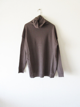 KristenseN DU NORD PRIVATE 0204 / プライベート 0204 F-B-211 cashmere high neck 1 D.GRAY / カシミヤ カットソー シャツ_画像1