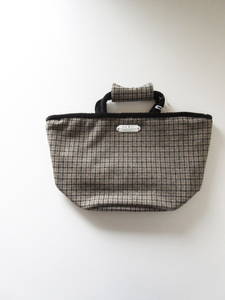 未使用 R&D.M.Co- / オールドマンズテーラー 5148 WOOL TWEED MARCHE BAG F GUN CLUB * ガンクラブチェックウールツイード マルシェバッグ